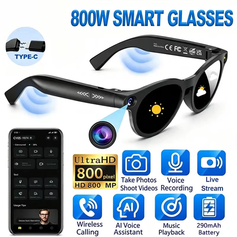 Photography Videos Free - Kacamata Pintar AI Pixel 800W Baru