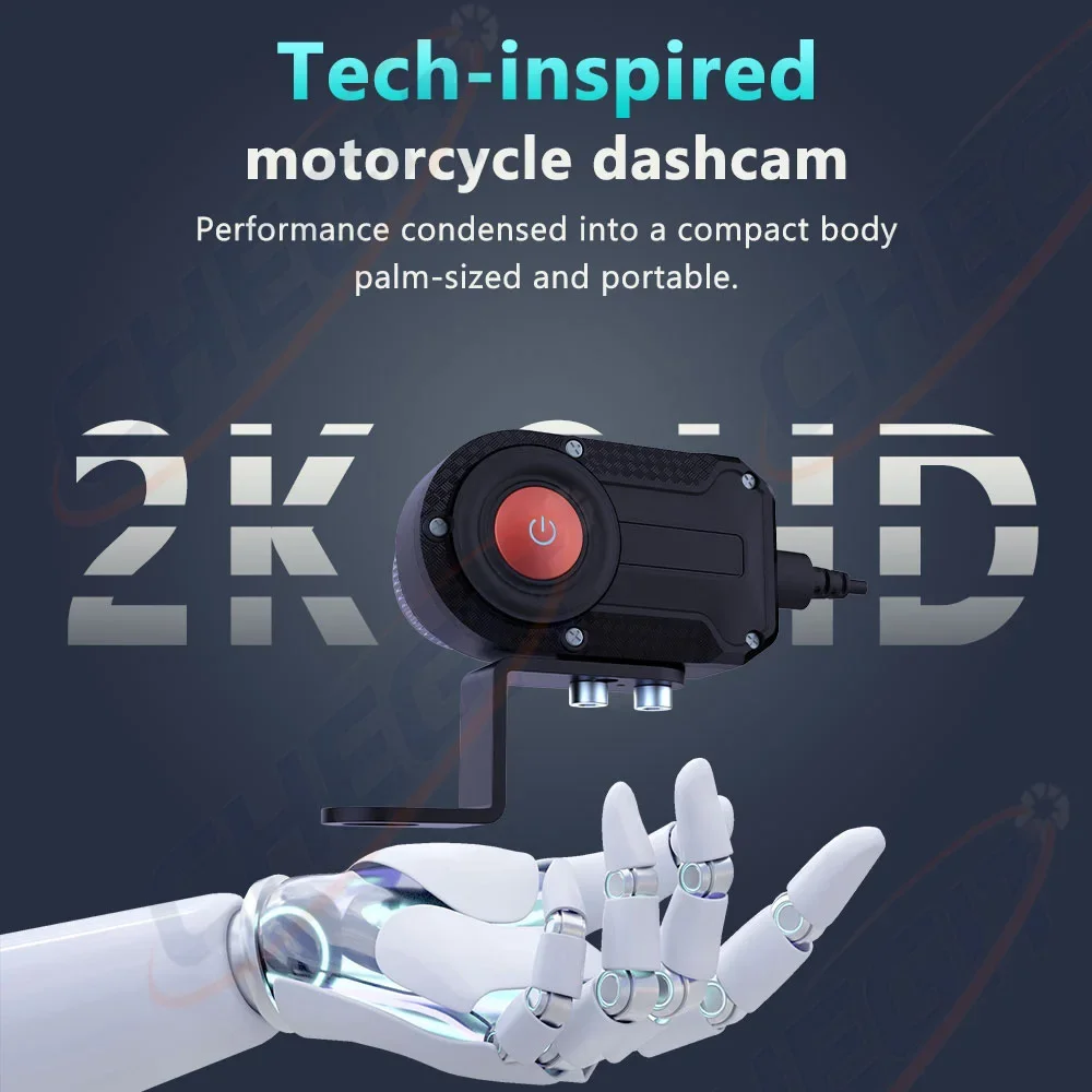 DVR Sepeda Motor 2K HD WiFi de - Photographic Memory ulasan dan harga