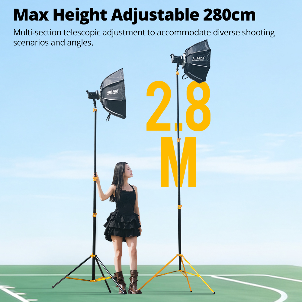 AMBITFUL GM280Y 280cm Penyangg - Photography Basics ulasan dan harga