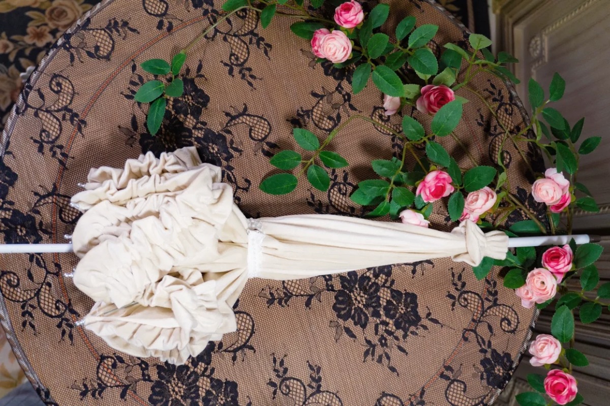 Payung Lolita Vintage Buatan T - Photography Umbrella ulasan dan harga